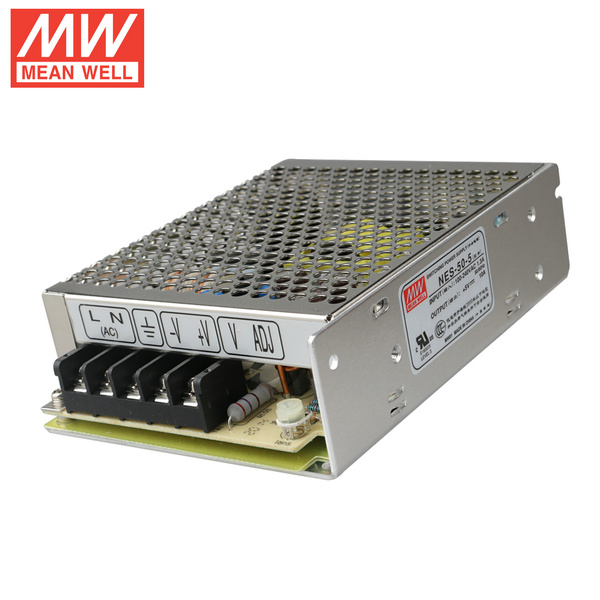 Mean Well LRS-50-5 DC5V 50Watt 10A UL Certification AC110-240 Volt Switching Power Supply For LED Strip Lights Lighting
